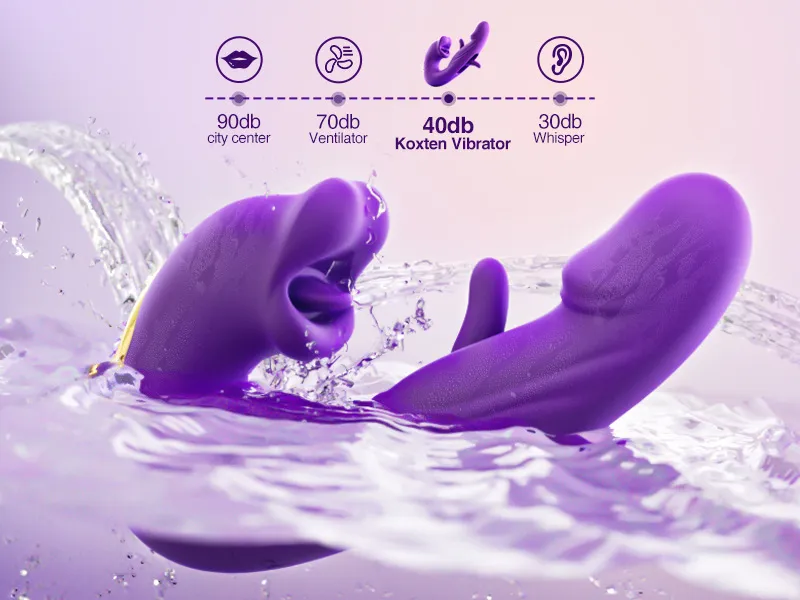 Excite 7 Lick Flapping 7 Vibrating Impact Massager G-pisteen Stimulaatio Vesitiivis Adult Female Sex Toy 7 Vaihtoehtoista Nopeutta GM-494