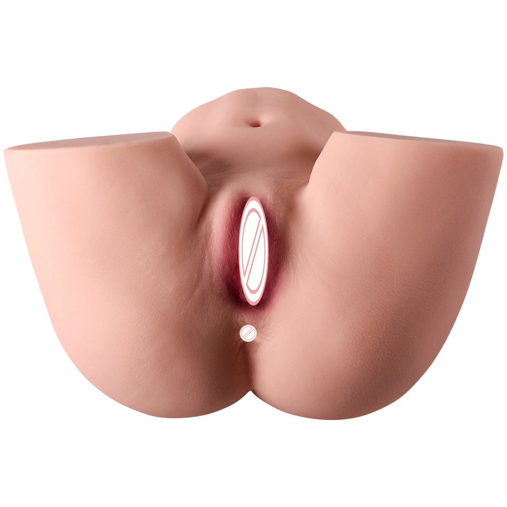 Mandlig realistisk kvindelig stor røv onanering tilbehør vagina vulva anus realistisk TPE vandtæt sex legetøj-BJD-F010
