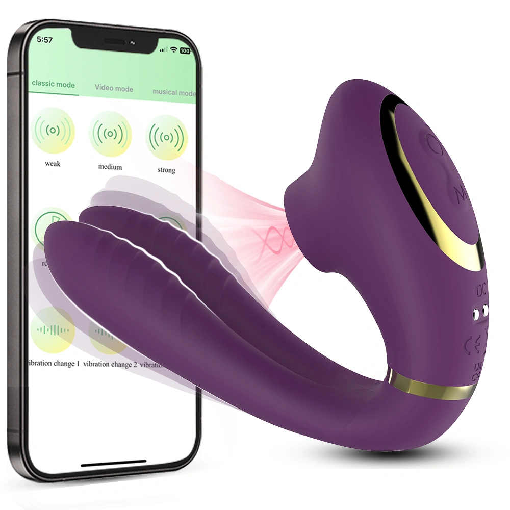 Vibraattimassageerija G-pisteen stimulaatio vesiesteinen aikuisten seksi lelu naisten masturbointivibraattori 10 nopeusastetta APP:lla GM-467