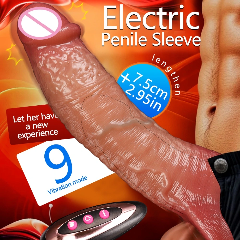 Silicone herbruikbare penishoes verlenger condoom sexspeelgoed mannelijke penishoes LM-CT612-1