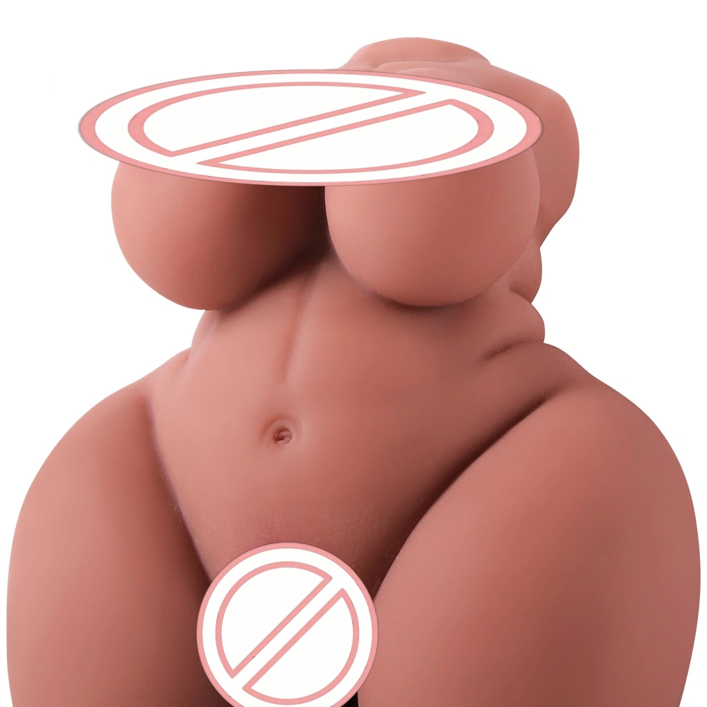 Engros pris 100 cm brun hud vandtæt torso realistisk halvkrop stor bryst voksen legetøj realistisk stor røv sexdukke