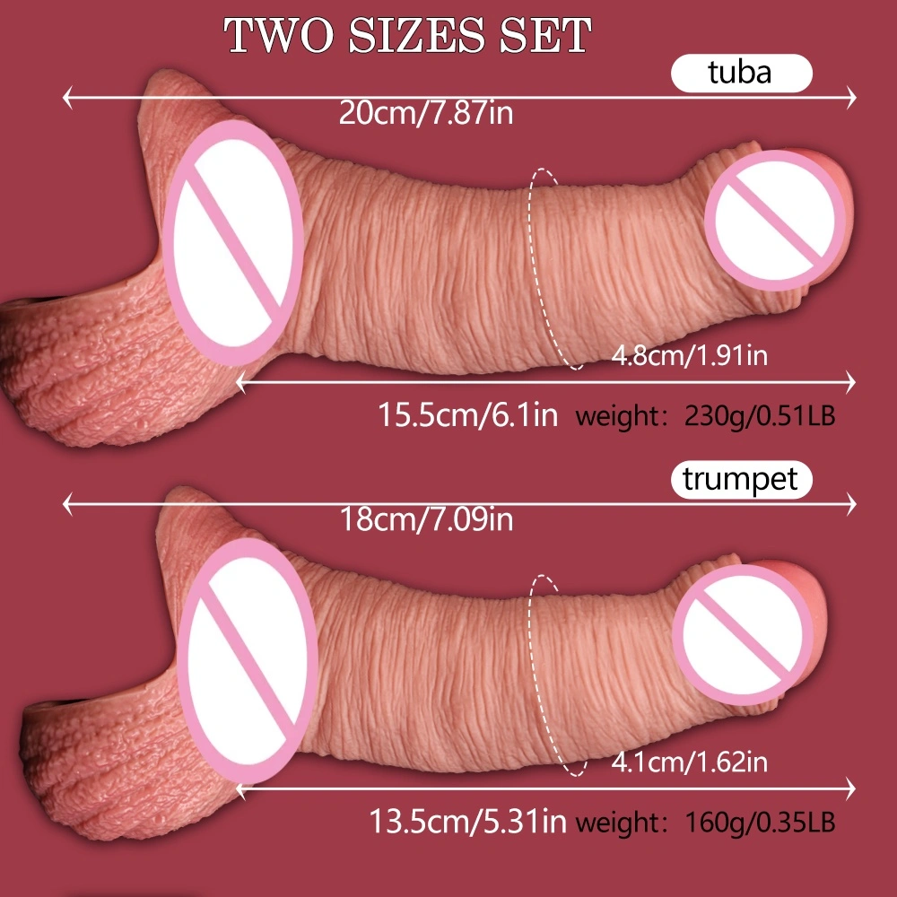 Afstandsbedienbare siliconen tonglikkende grote neuspenis vibrator Mannen grote neuspenis seksspeelgoed Vibrator Vrouwen neuspenis vibrator LM-D811