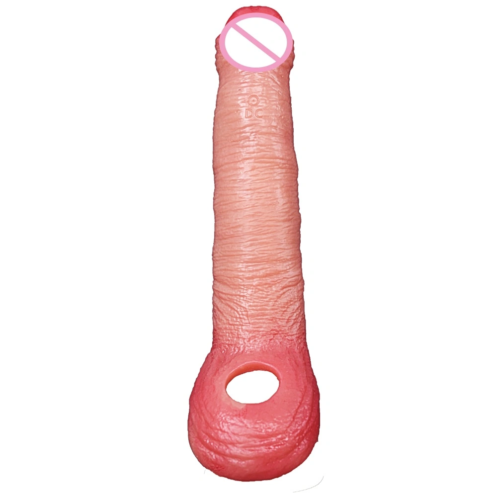 Realistische gesimuleerde dildo, echte huidtextuur, dikke vloeibare silica, met sterke zuignap, volwassen erotische producten, geschikt voor koppels LM-D812