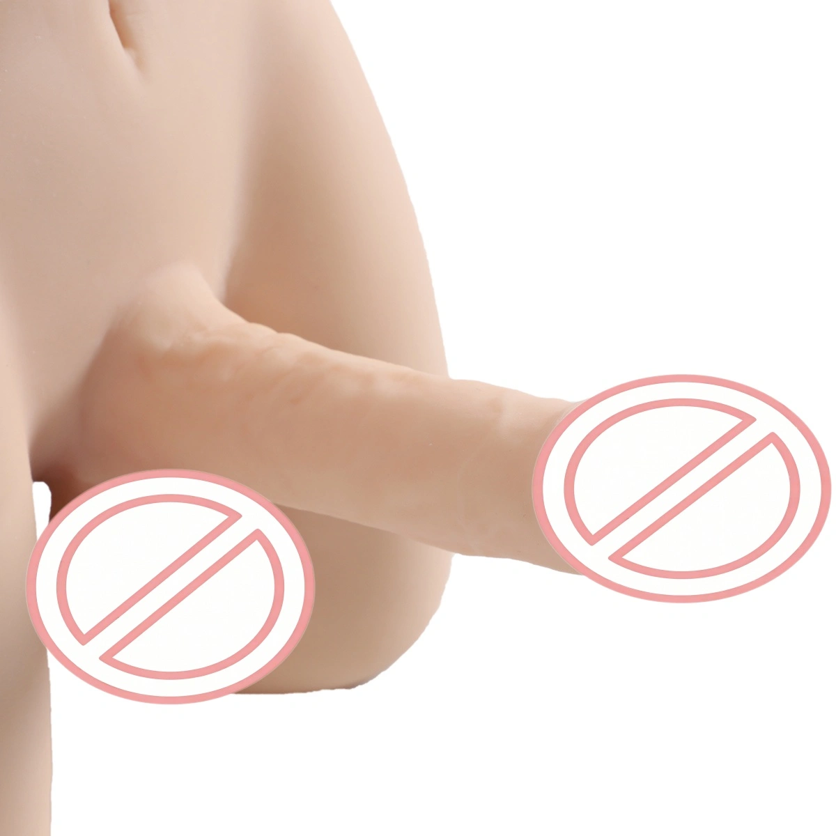 Transsekual sexdukke-trunk TPE voksen情趣legetøj realistisk stor bryst penis vagina realistisk transsekual dukke egnet til mænd eller kvinder-BJD-D006