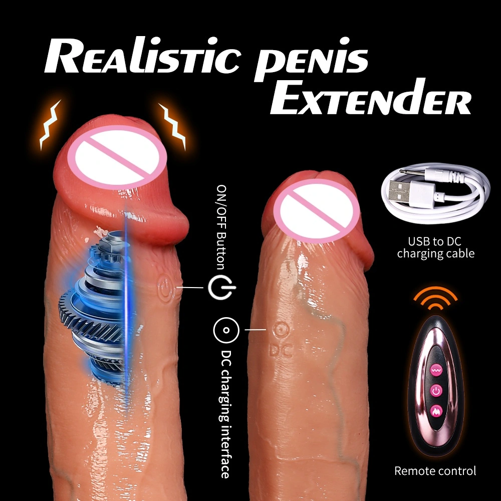 Mukava lelu, imitaatio penis, naisen imitaatio penis, piikillinen imu imuri lelu - LM-CT842