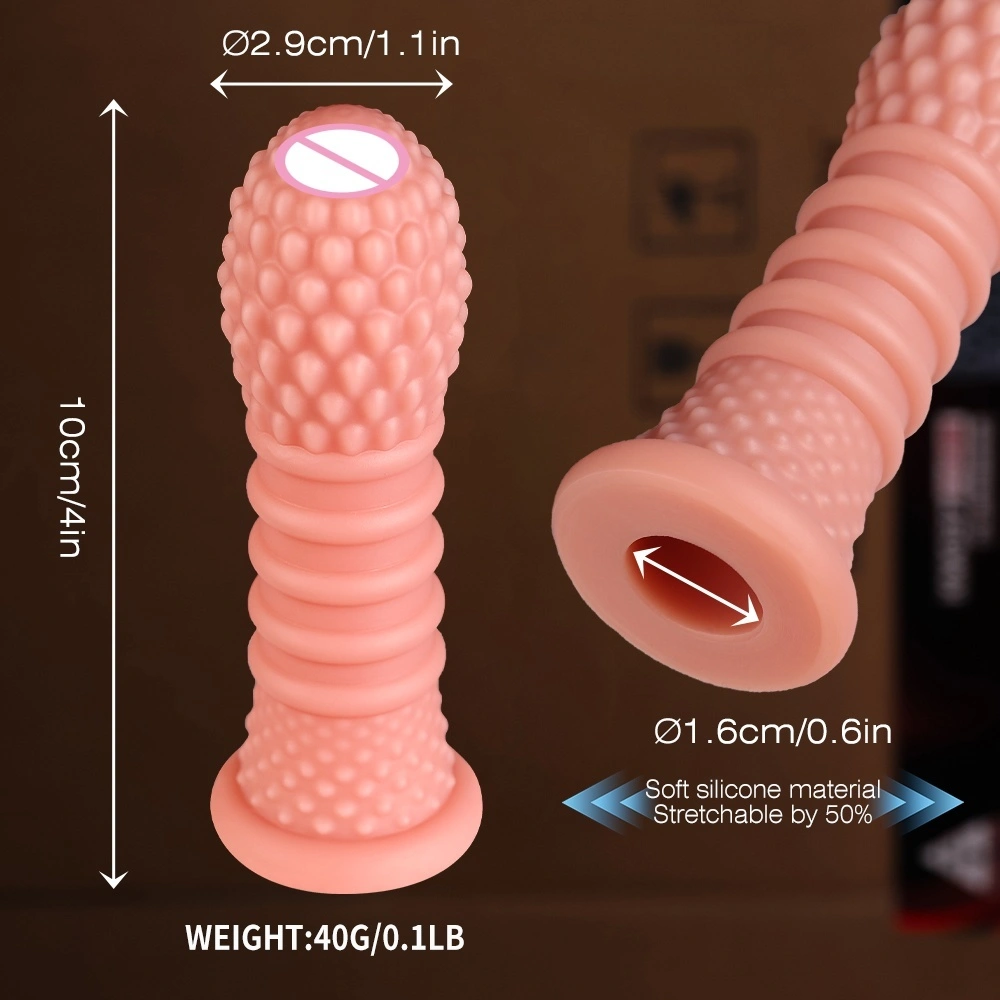 OEM muotovaikutteiset teräspistiset seksi-ilme- ja seksi- tuotteet, sormusmukainen kondomi LM-E707, suosittu tuote