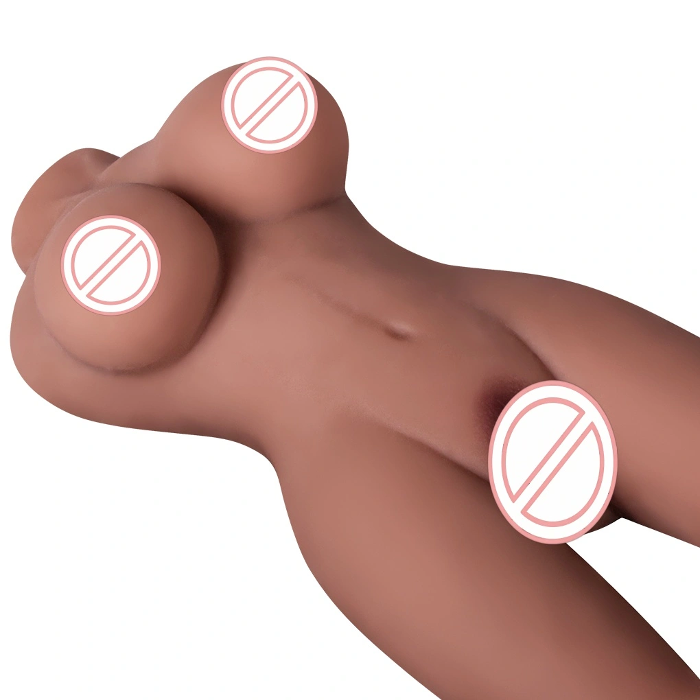 Realistisk kvinnlig halvkroppssimulering masturbationsverktyg torso vagina anus bröst vuxen情趣leksak för manliga homosexuella-BJD-A049J