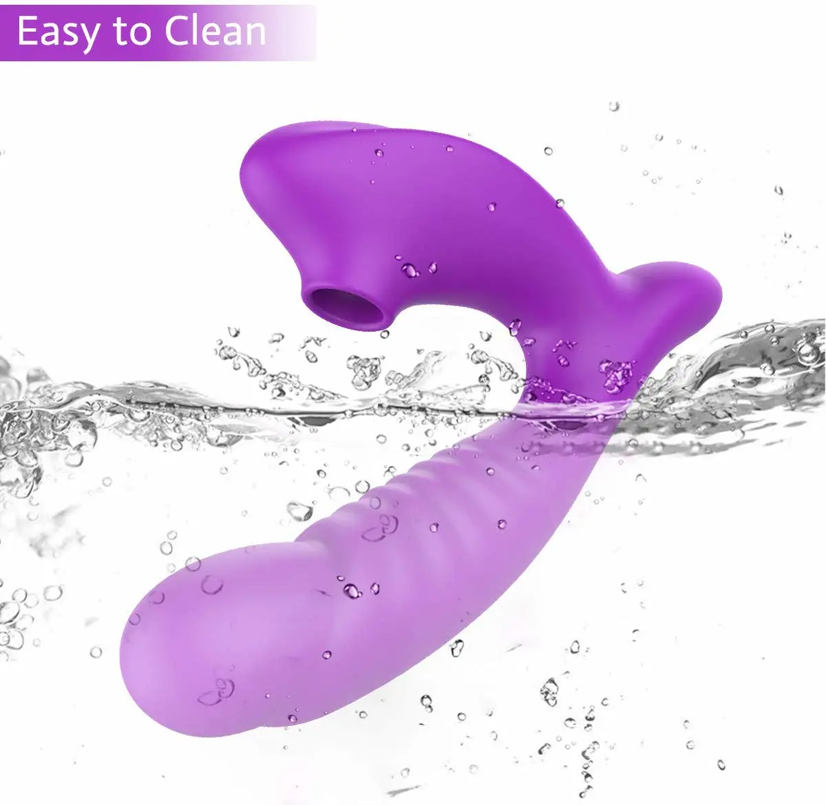 Suckle Shock Stick -massageer G-pistoke-stimulaatio vedenkestävää USB-latausta varten aikuinen naisen sukupuolilelu 10 nopeusastetta GM-251-1