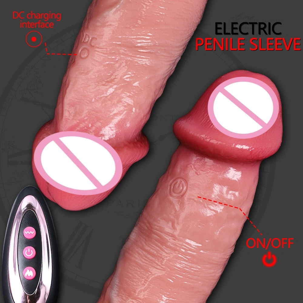 Groot peniscap Grote penislengtecap Verlengde ejaculatie Verlengde penis Herbruikbare vergrotingsapparaat Silicone condoom Mannelijk sexspeelgoed- LM-CT610-5