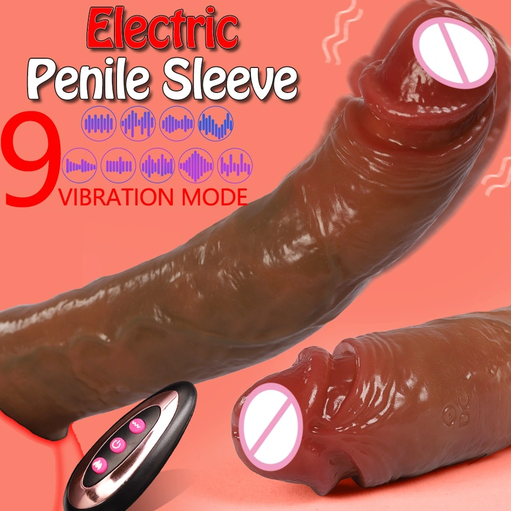 Silicone herbruikbare penishoes verlenger condoom seks speelgoed heren penishoes LM-CT613-1