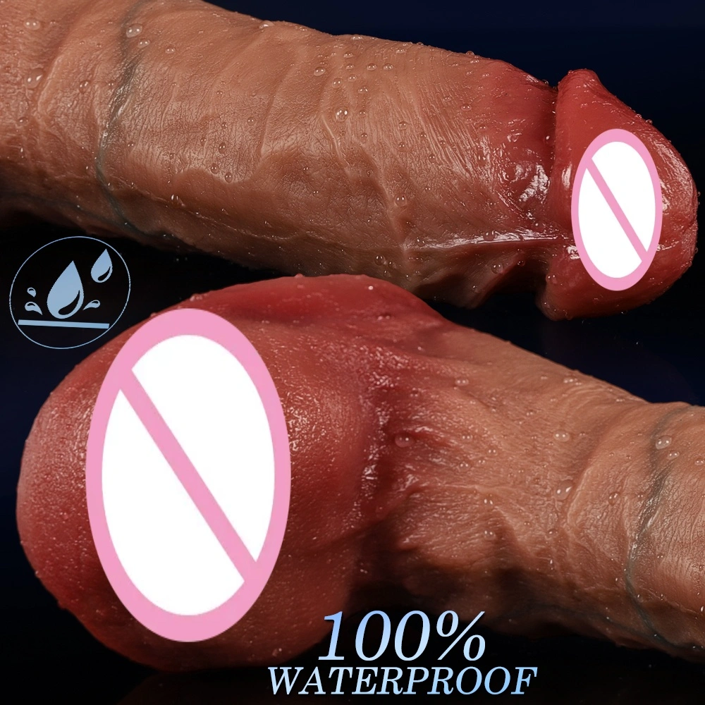 Dildo volwassen producten naakte penisgietvorm met zuignap zacht echte aanraking verlengde handmatige vrouwenmasturbator-LM-B320-2