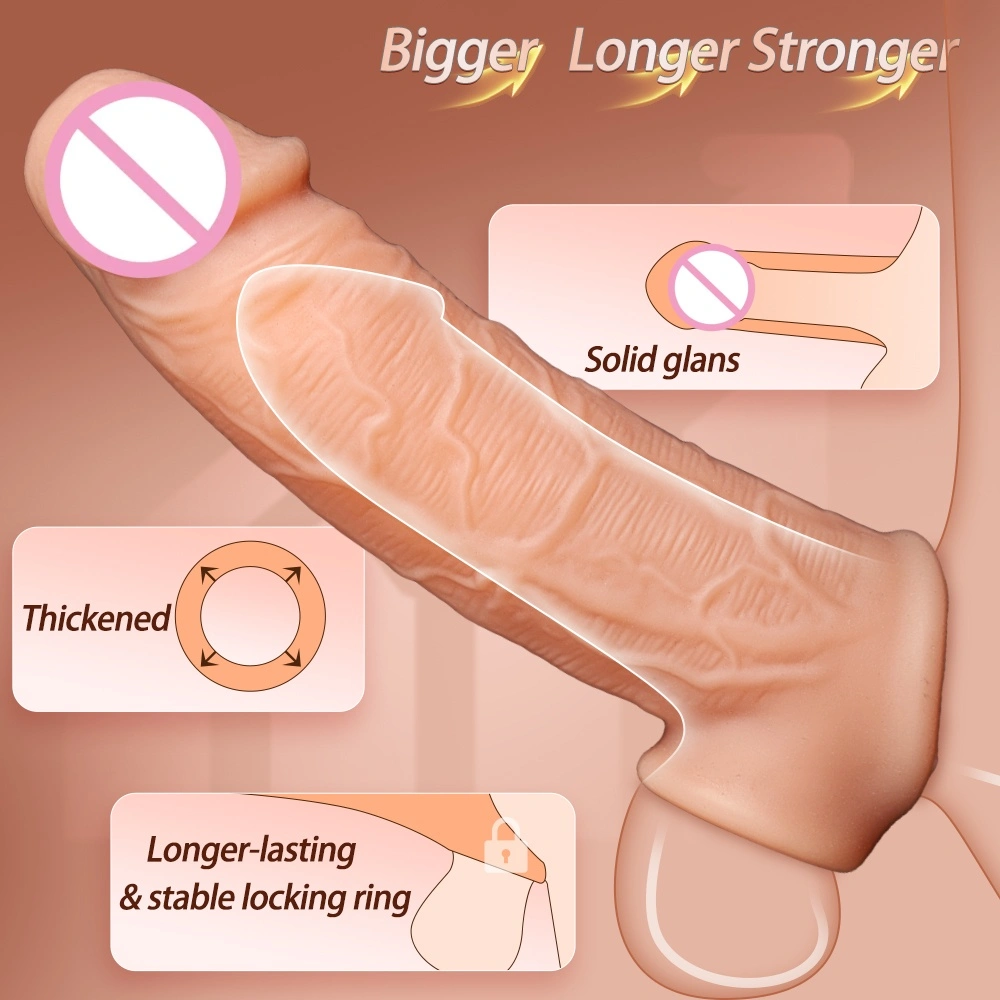 Dildo Rabbit Vrouwelijke silicaanse vibrator Invoegbare dubbele vibratie waterdichte vleeskleurige clitoris massager LM-D818
