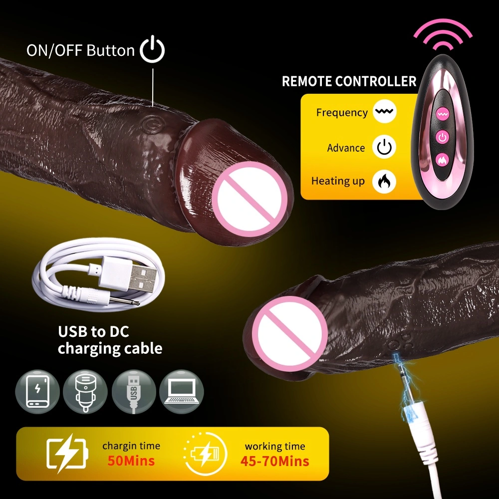 Silikoni muotti naisen erektiivinen kehon hieronta sähköinen seksi kone seksilelu intiimi USB lataus vedenpitävä - LM-C-T841