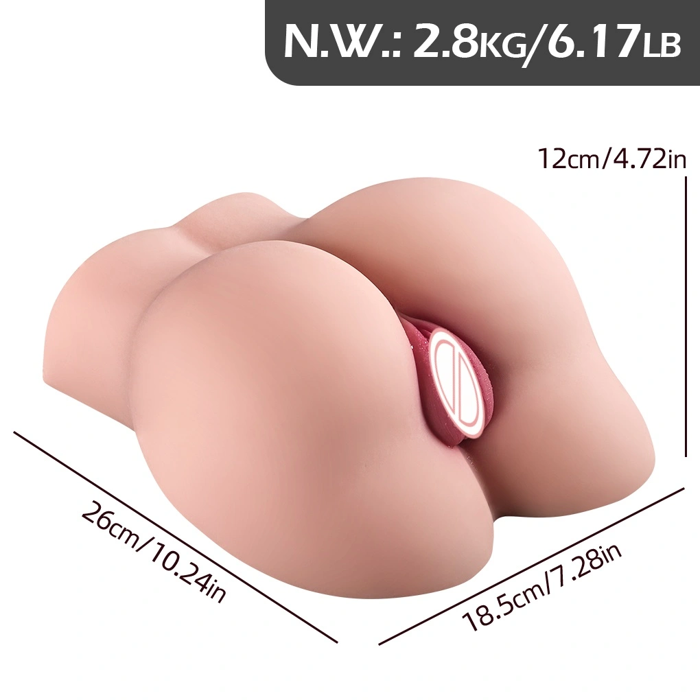 TPE mandlige voksne legetøj og store kunstige hofter, lavet af TPE-materiale, egnet til vaginal brug-BJD-F031J