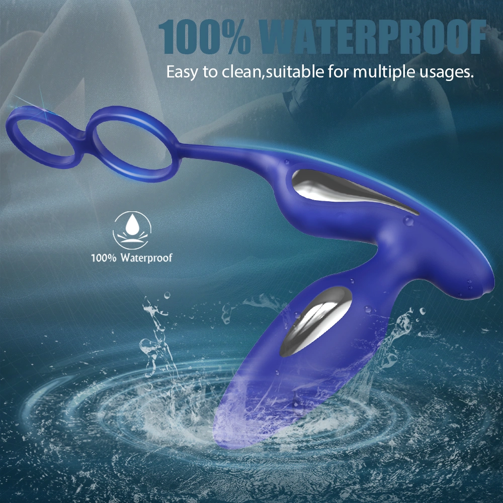 Oplaadbare afstandsbediening anale vibrator anale plug prostaatmassageapparaat sexspeelgoed voor mannen monster HXR IPX7 waterdicht S-S426