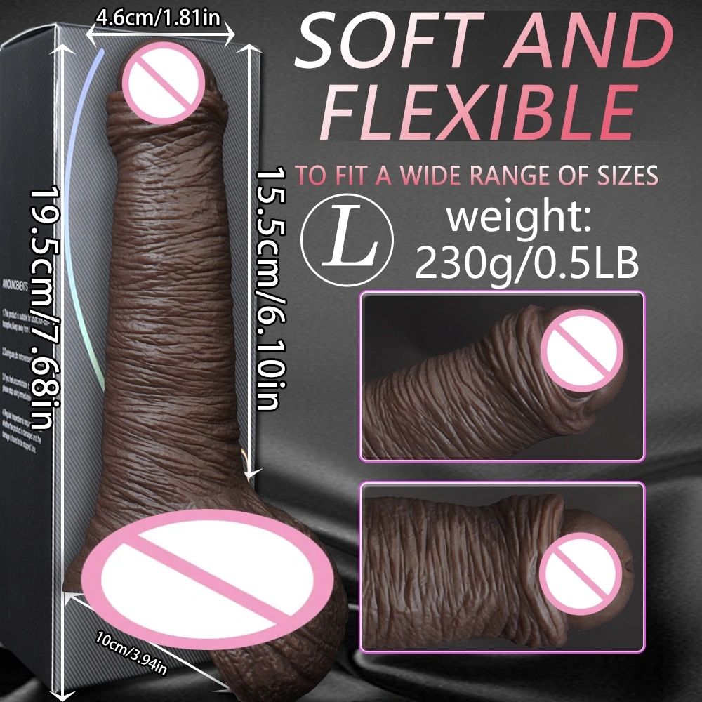 Prothese voor vrouwen met vloeibare siliciumrubber, realistisch zacht dildo, zuigplaatdildo, vibrator, sexspeelgoed, siliciumdildo voor vrouwen LM-D811