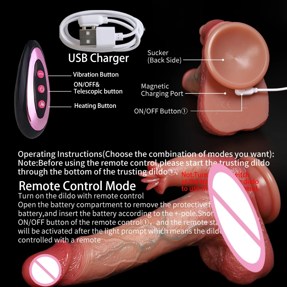 Silicone dildo met handvat vibrator 100% waterdicht 8 inch spierkleur vibrator voor vrouwen India-LM-A316-1