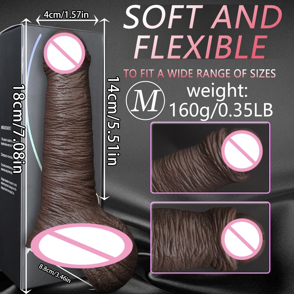 Prothese voor vrouwen met vloeibare siliciumrubber, realistisch zacht dildo, zuigplaatdildo, vibrator, sexspeelgoed, siliciumdildo voor vrouwen LM-D811