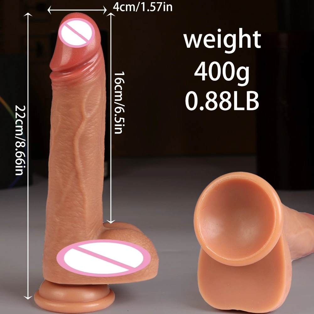 Tehdasrikkauksen liitettävä peniini naisten itsehoidon väline kristalli-PVC-väitteinen penis aikuisten seksi lelu käsin ohjattava todellinen penis sopii naisille-LM-B019-1