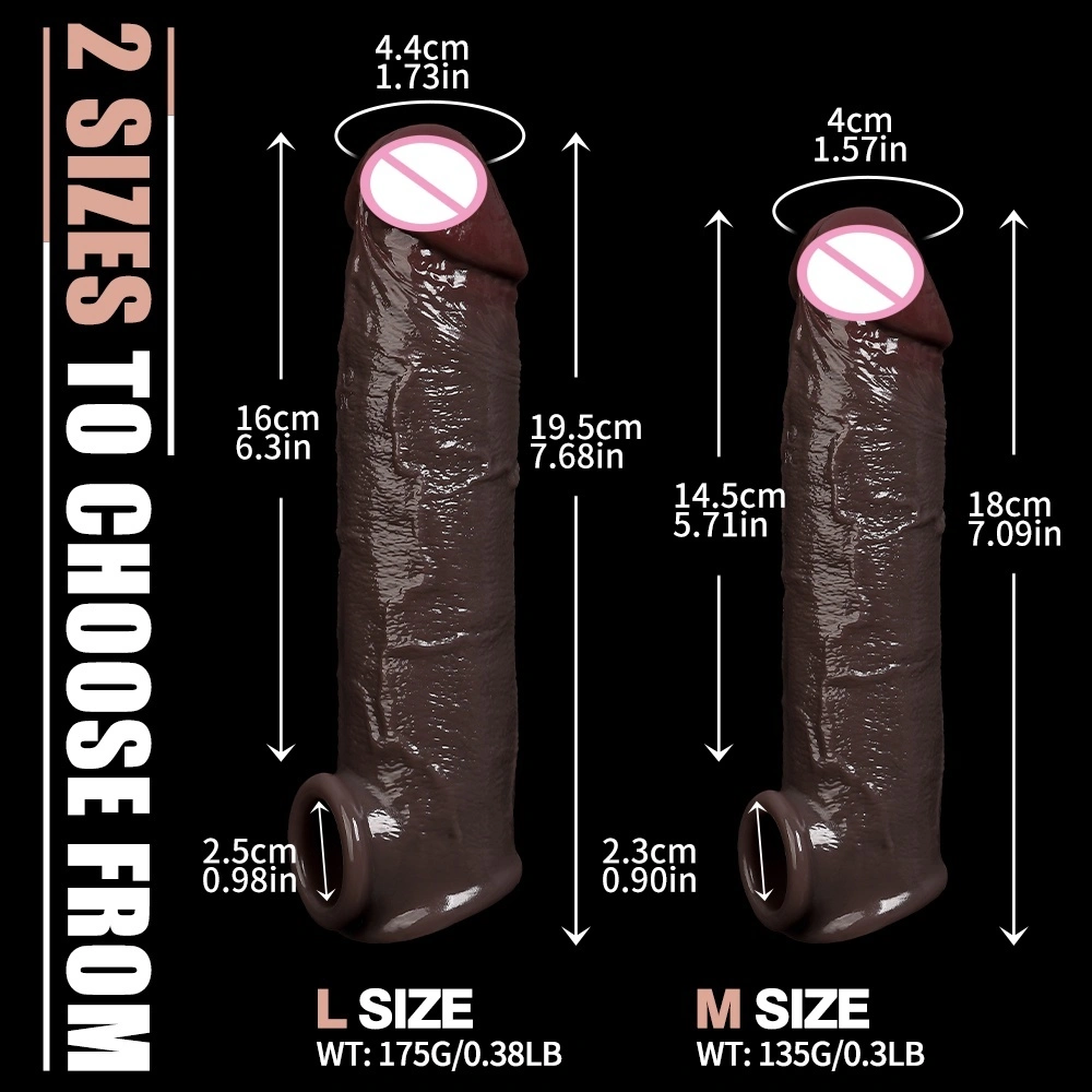 Afstandsbedienbare lange penise enorme realistische telescopische vibrator met verwarmingsfunctie voor vrouwen - LM-CT836