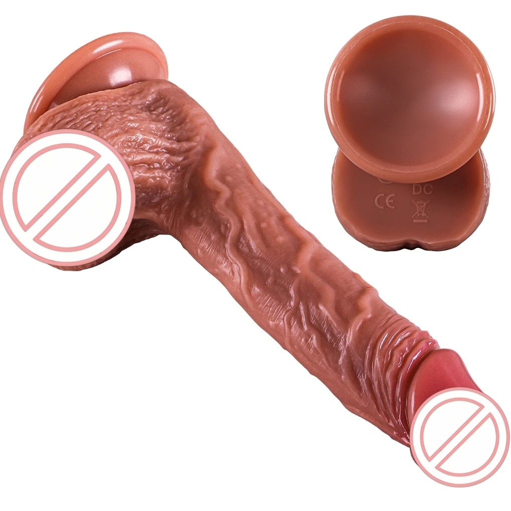 Naisen itsetyydyttämiseen tarkoitettu tekoälypenis 8 tuumaa todellinen nestesilikonin imusauva 100% vesivahva sukupuolilelu BJD:lle E013-J