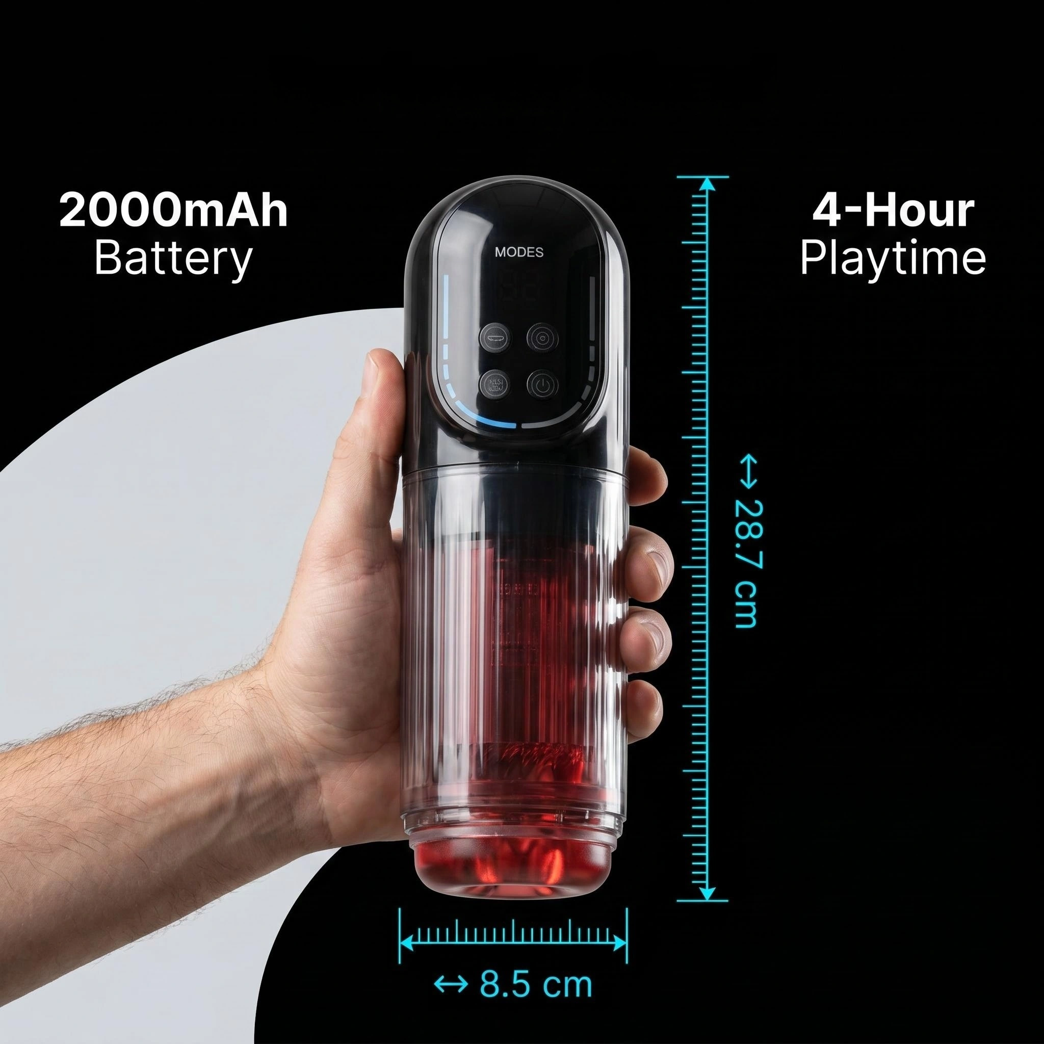 IPX7 volledig waterdichte vacuümpomp duwrotatie zuigende automatische mannelijke masturbaatiekop elektrische mannelijke masturbaatietoestel GM-D11C