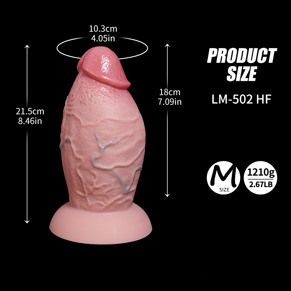 Waterdichte mannelijke/vrouwelijke penis vibrator handmatige dildo volwassen speelgoed -LM-B502-8-M