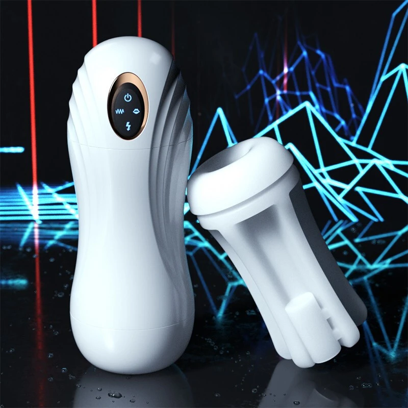 Mannelijke sexspeelgoed masturbatiecup, automatische masturbator, elektrische zuigkracht, realistische vagina, Fijische cup, volwassenen nieuwigheidsproducten