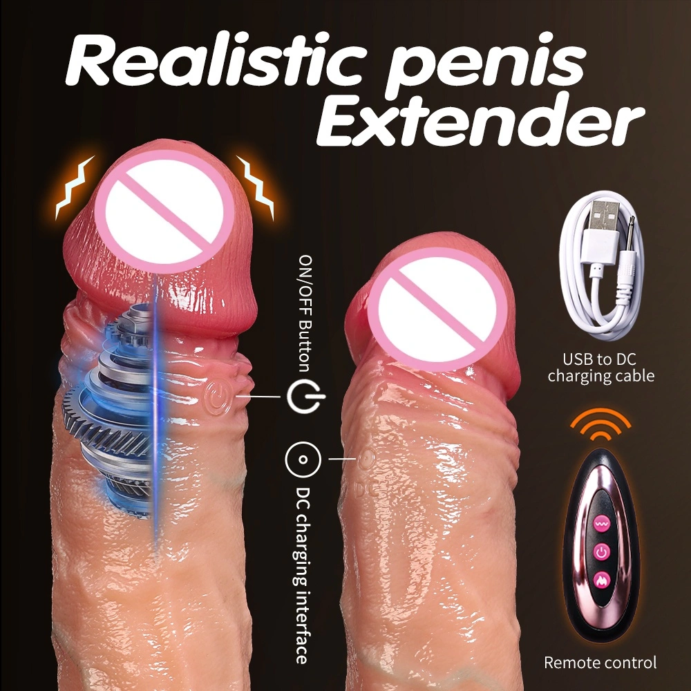 Realistische aanrakingsgevoel realistische silicaan manlijke penis cover verlenger penis vergrotingsapparaat extra dildo cover mannelijke condoom - LM-CT859