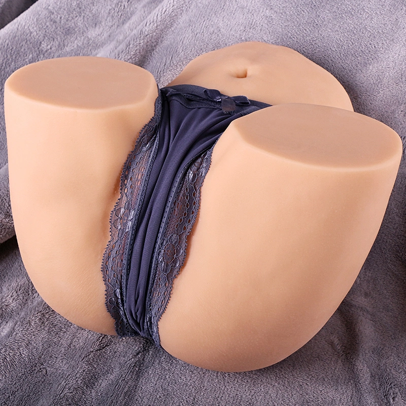 Brinquedos de autoestimulação masculina, brinquedos adultos anal, brinquedos sexuais, bumbum feminino com dois canais realista inserível-BJD-F045