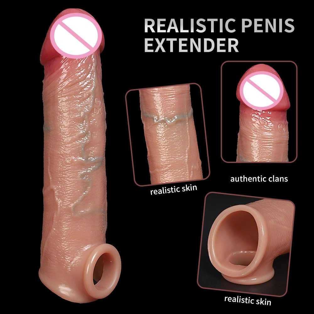 Afstandsbedienbare lange penise enorme realistische telescopische vibrator met verwarmingsfunctie voor vrouwen - LM-CT836
