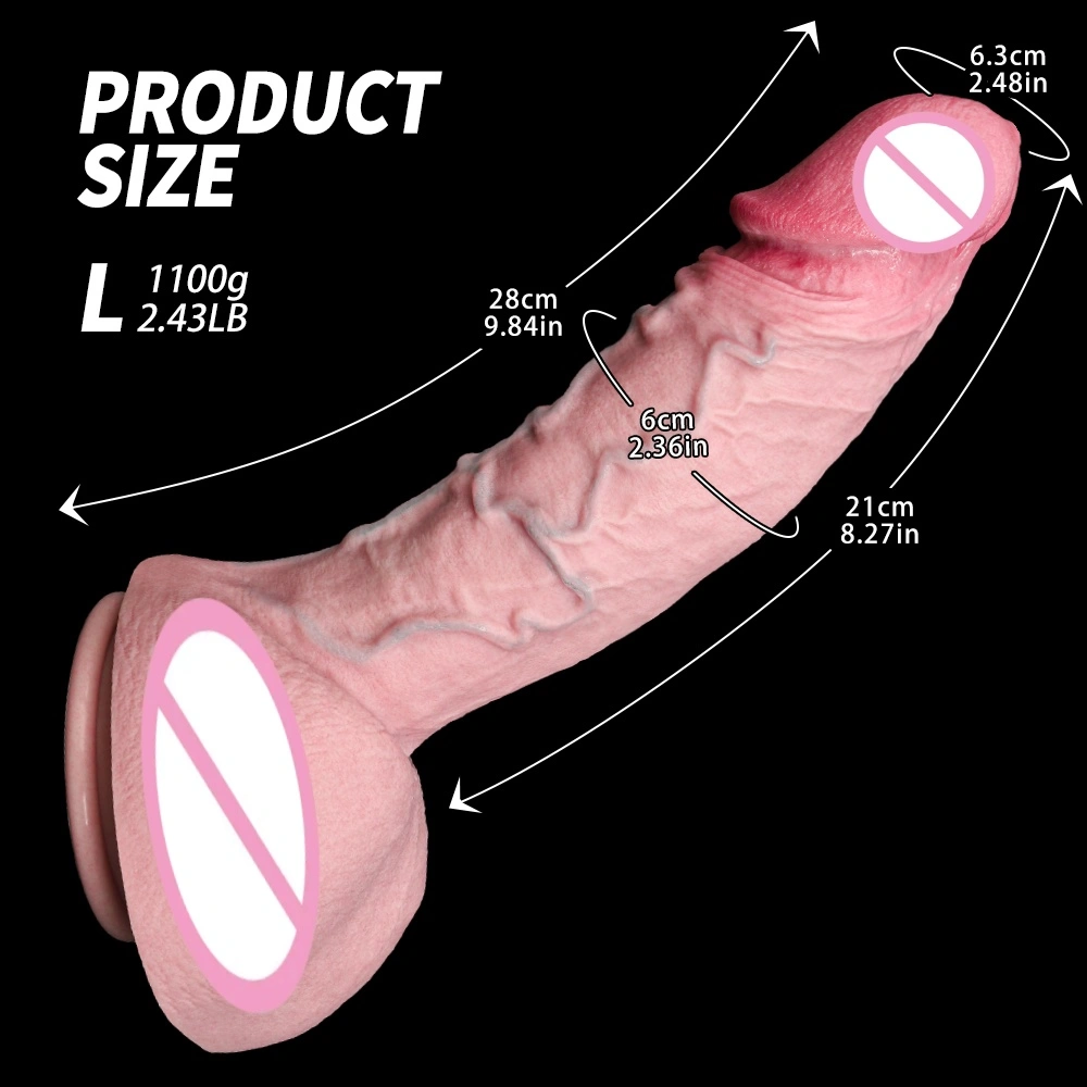 Vesitiivis mies-/naisikäinen penisvibraattori manuaalinen dildonäyte aikuisten lelu -LM-B501-6-L