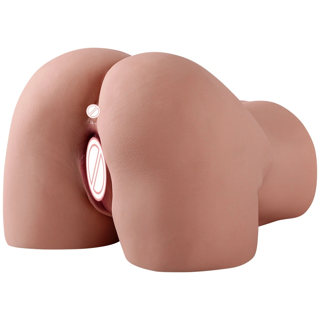 Mandlig realistisk kvindelig stor røv onanering tilbehør vagina vulva anus realistisk TPE vandtæt sex legetøj-BJD-F010