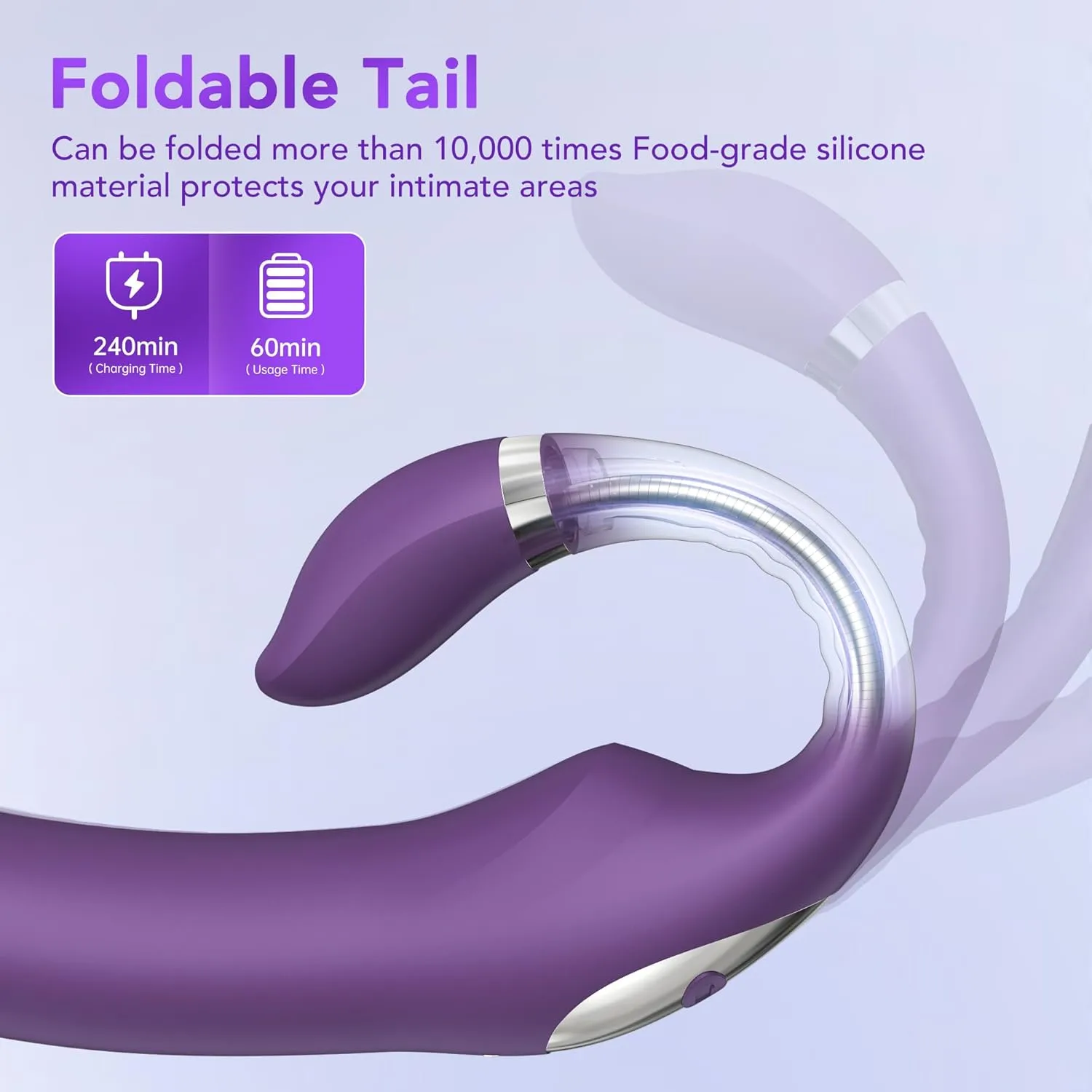 Heating rod massager G-point stimulus vesitiivis USB-latausnainen naisten aikuisten lelu 10 nopeusvaihtoehtoa GM-274-1