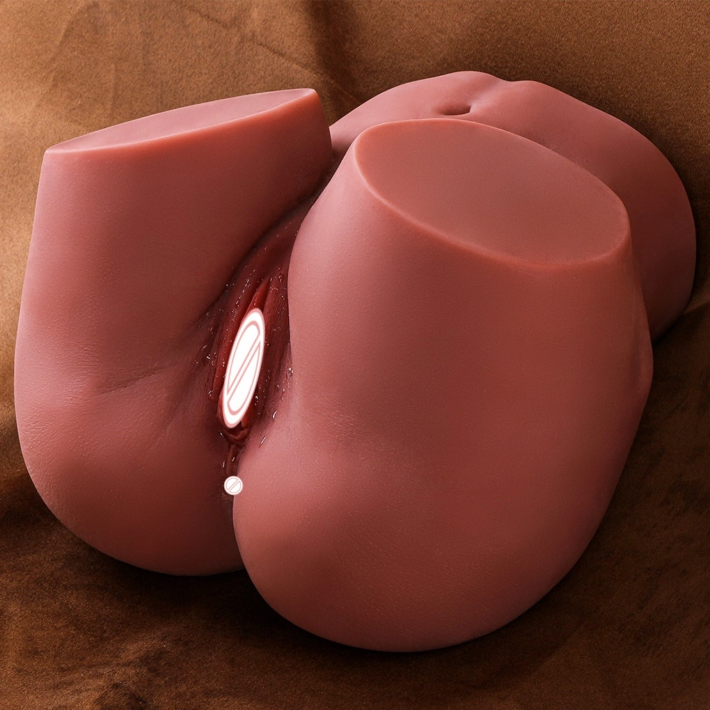 HXR ren silikone hvid hud vandtæt 100 cm 7,5 kg stor røv rumpetrunk realistisk vagina anus mandlig masturbator sexdukke