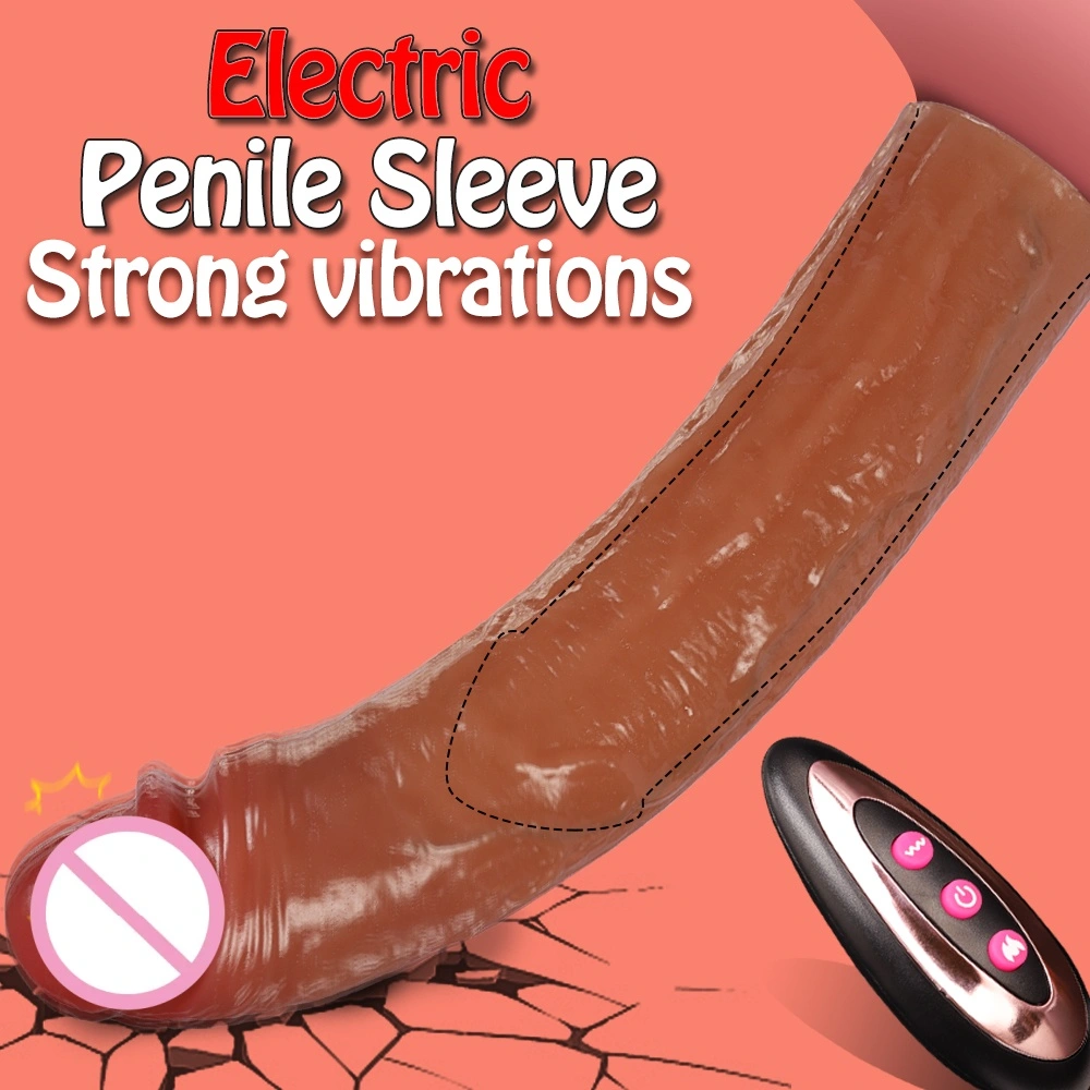 Silicone herbruikbare penishoes verlenger condoom seks speelgoed heren penishoes LM-CT613-1
