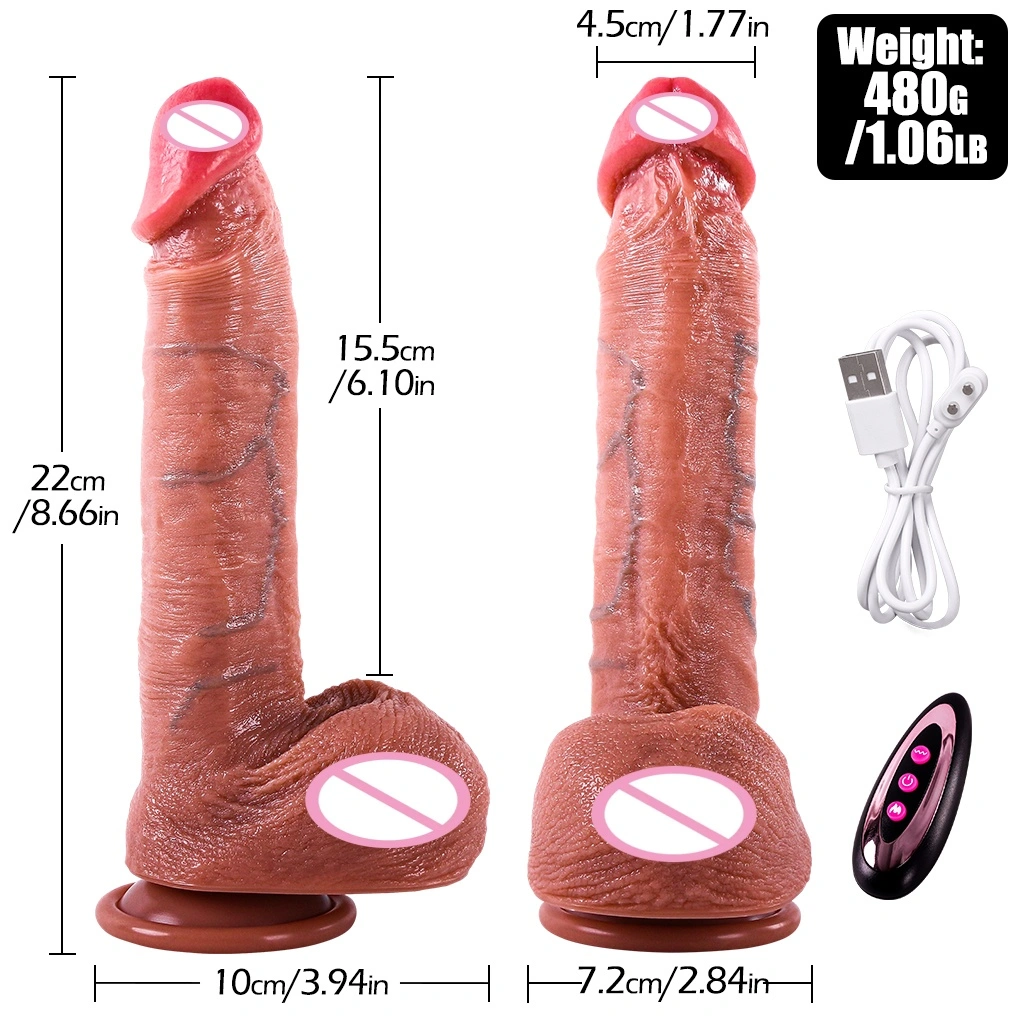 Ympäristöystävällinen kaksifunktioinen pehmeä seksuaalinen dildo, ihmisen kehon mekaniikan mukainen suunnittelu, todellinen ja todellinen, 100% vesivastaista, 480 g, naisen itsetyydytys aikuisten lelu BJD-E011