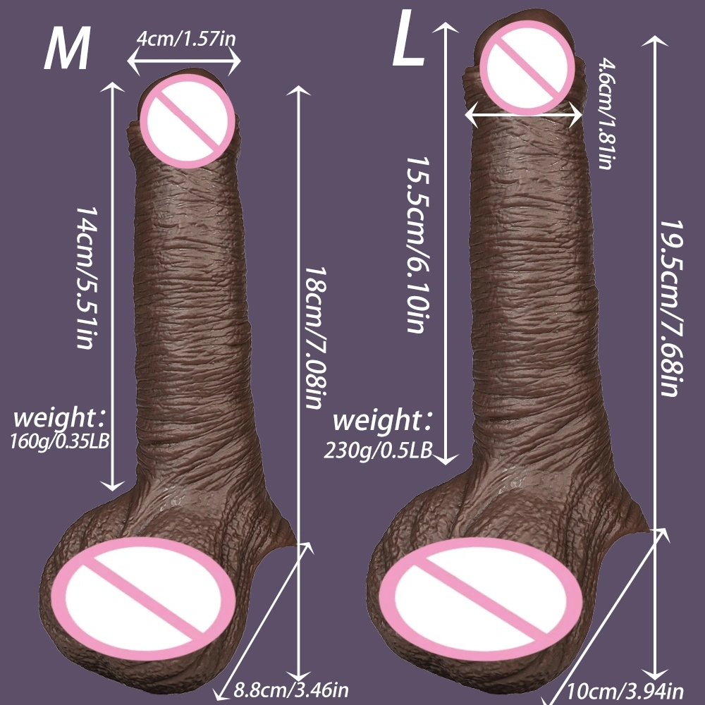 Afstandsbedienbare siliconen tonglikkende grote neuspenis vibrator Mannen grote neuspenis seksspeelgoed Vibrator Vrouwen neuspenis vibrator LM-D811