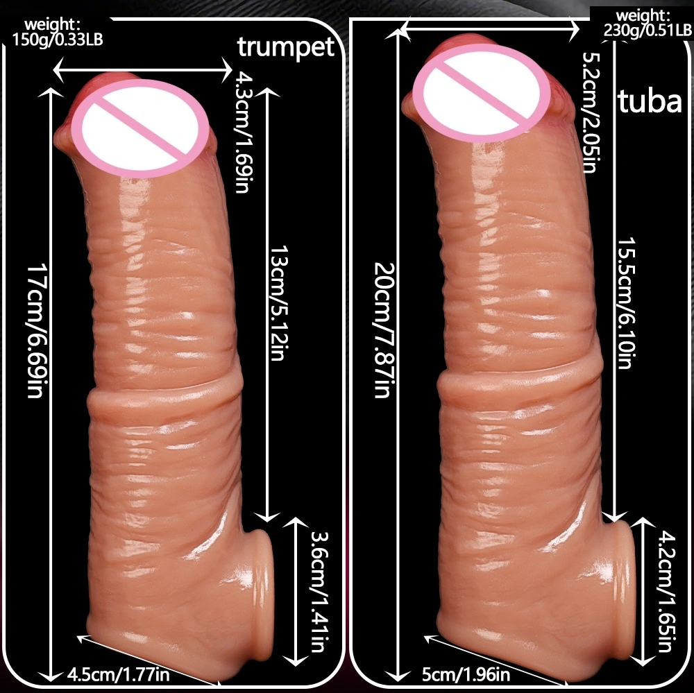 Silicone leer condoom Mannelijke penis masturbator Silicone套 dildo LM-D805 （注：“硅胶套”在荷兰语中通常直接使用“silicone套”或“silicone hoes”，此处保留“硅胶套”以保持产品名称的一致性；“假阳具”常用“dildo”，为国际通用术语）