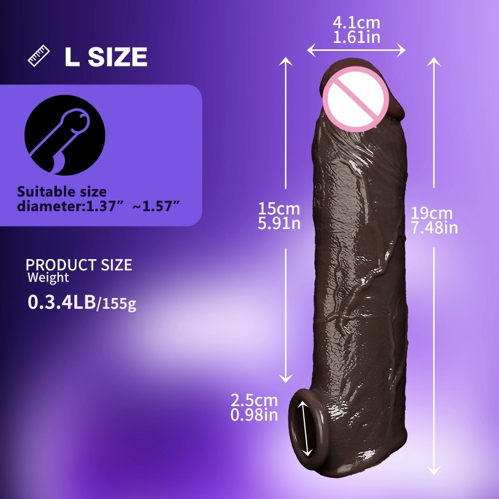 Afstandsbedienbare lange penis gigantische realistische telescopische vibrator met verwarmingsfunctie voor vrouwen - LM-CT831