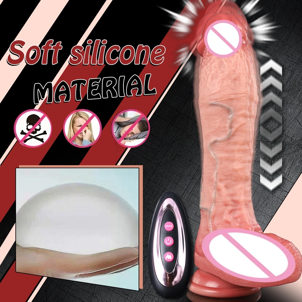 Sexy realistische gigantische zachte siliconen dildo vibrator waterdicht milieuvriendelijk draagbaar unisex LM-A334