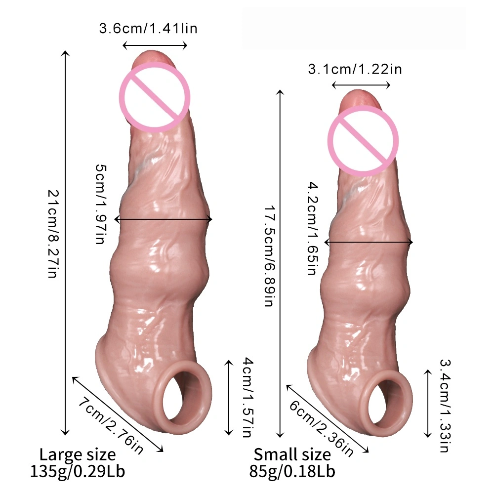 Silicone grote neuspenis voor vrouwen met leerriem, geschikt voor lesbische sekstoys LM-D819
