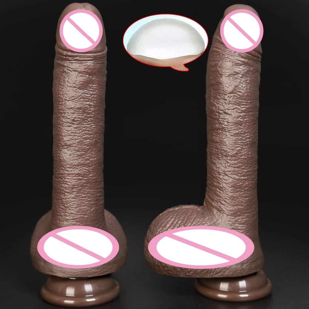 Zacht speelgoed-dildo vrouwelijk dildo met puntige stekels en zuignap zelfbevredigingsseksueel speelgoed LM-A204-3
