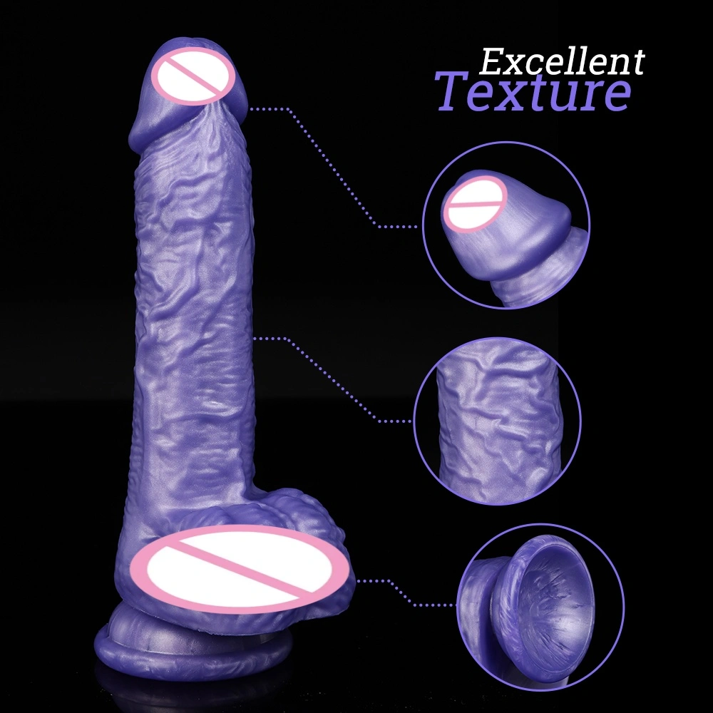 Erityishintaisten dildojen joukko: pehmeä dildo, nesteguminaan käsikäyttöinen masturbointilaite, naisten aikuisten seksi-ilohuoneen tuotteet, rektidildo-LM-B01-3