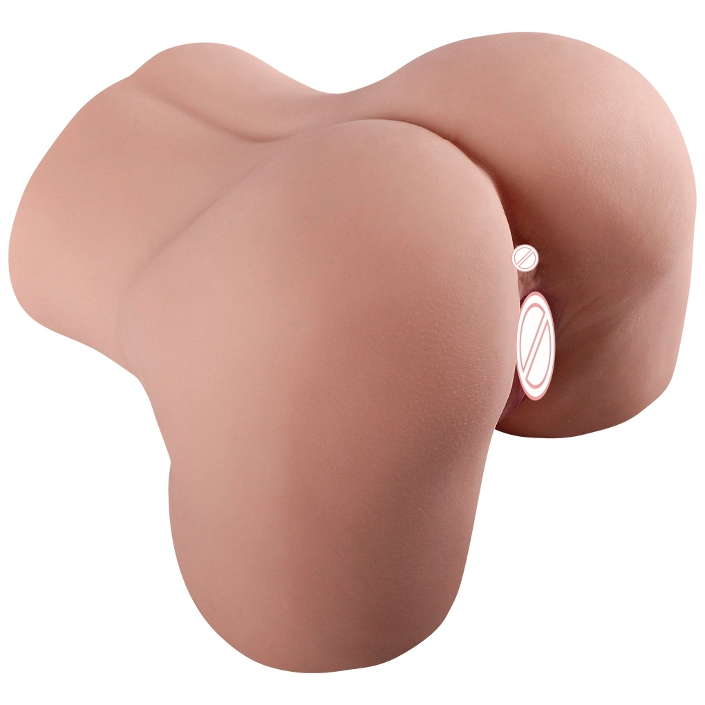 Mandlig realistisk kvindelig stor røv onanering tilbehør vagina vulva anus realistisk TPE vandtæt sex legetøj-BJD-F010