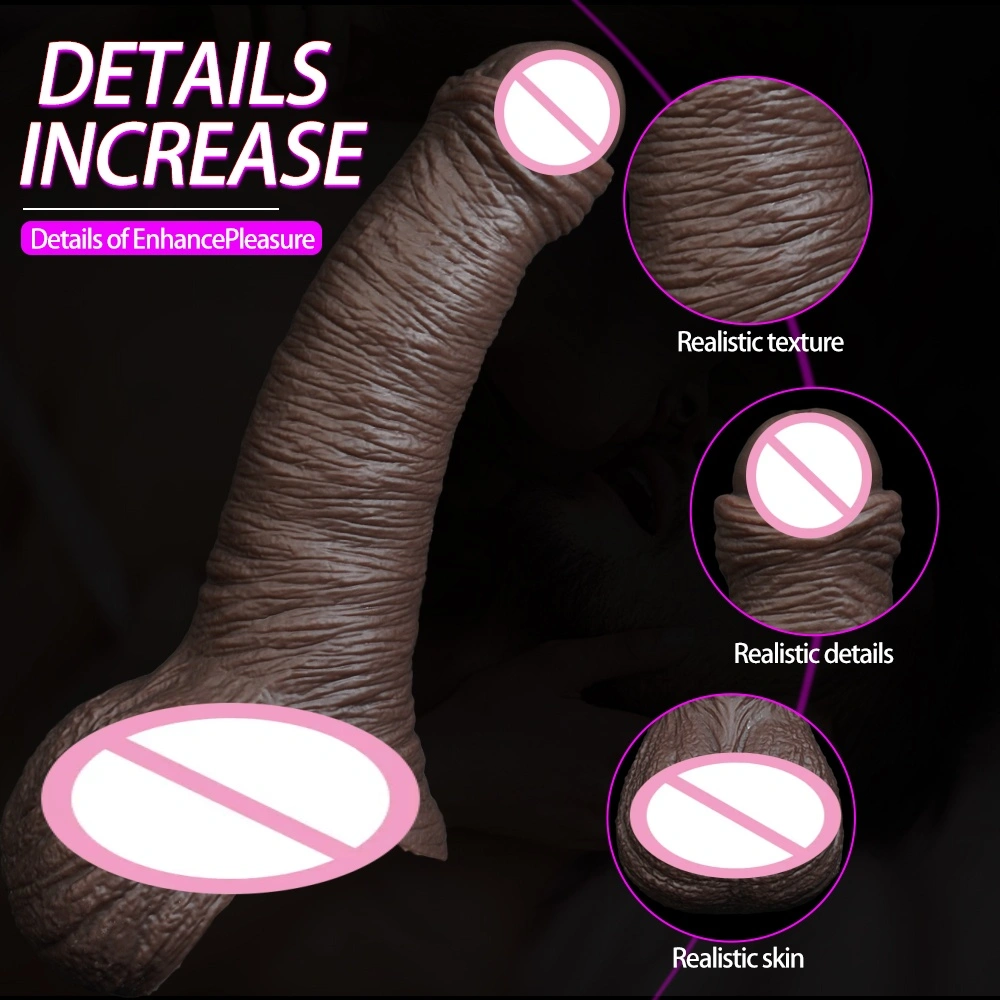 Prothese voor vrouwen met vloeibare siliciumrubber, realistisch zacht dildo, zuigplaatdildo, vibrator, sexspeelgoed, siliciumdildo voor vrouwen LM-D811