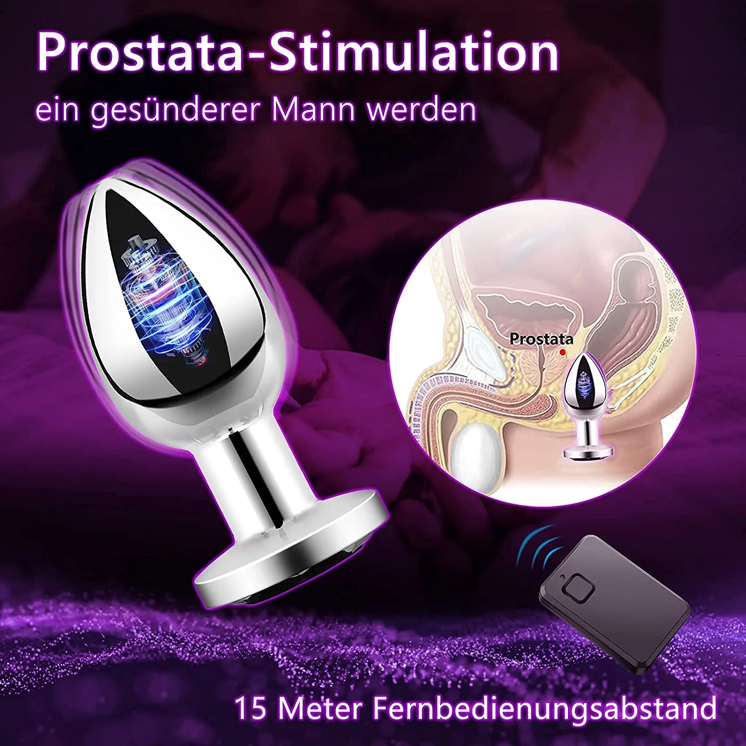 Seksuaalinen hierontalaitteisto 10-vaiheinen tärinäästäin hierontalaitteisto latautettava peräpistos kannettava vibrattori vesitiivis aikuisten seikkailupeli GM-302-1