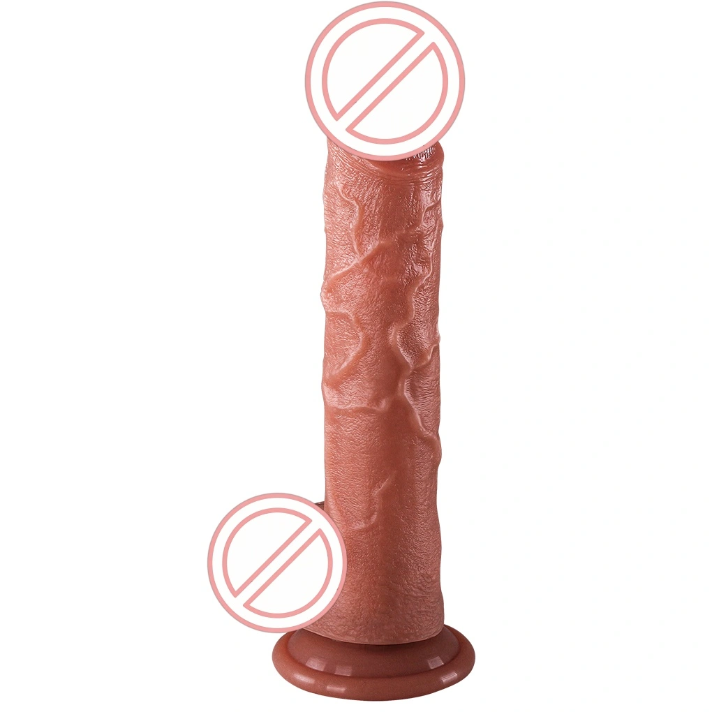 Vrouwelijk zelfbevredigingsartificieel penis 8 inch realistische vloeibare silica-gel dildo zuignap-vrouwelijk sexspeelgoed-BJD-E010-2