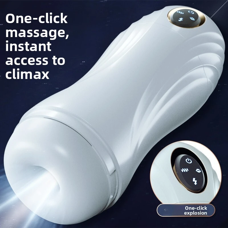 Mannelijke sexspeelgoed masturbatiecup, automatische masturbator, elektrische zuigkracht, realistische vagina, Fijische cup, volwassenen nieuwigheidsproducten