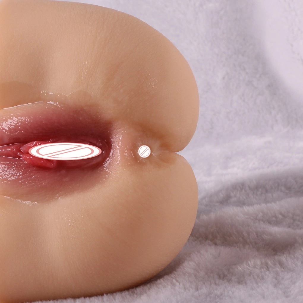 Kokonaan silikoniäytelty vesitiivis lantio rungon pehmeä kosketustuntuisen nuken miesmasturbo vaginal lantio muotti nukke-HXR-BJD-F059-1